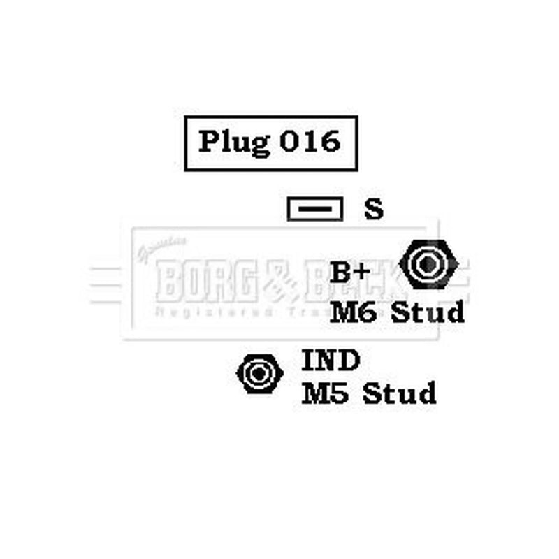 Borg & Beck Car Alternator 12V Left Front BBA2230