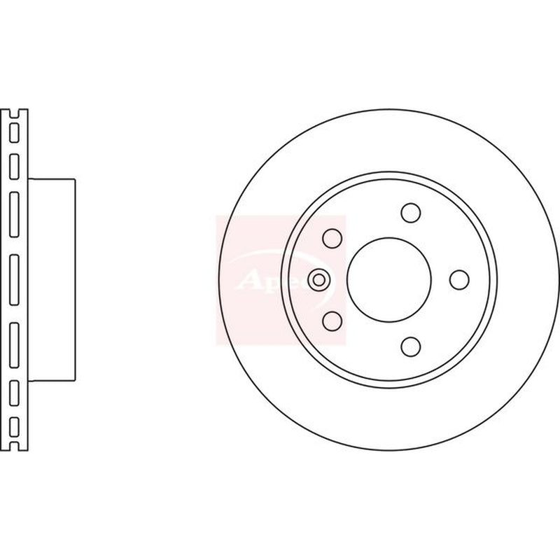 Apec Front Brake Discs DSK682