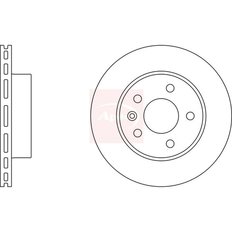 Apec Front Brake Discs DSK682