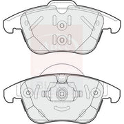 Apec Front Brake Pad Set PAD1878B