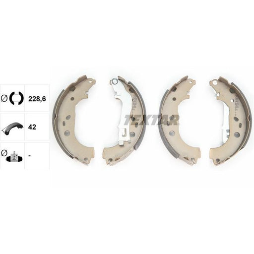 Textar Brake Shoe Set Axle Kit 91062000