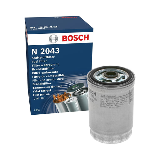 Genuine Bosch Car Fuel Filter N2043 Fits Saab 9-3 Tid - 1.9 - 04-15 F026402043 Bosch  - Town Parts