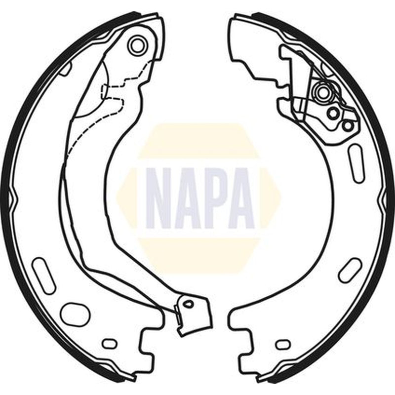 NAPA Parking Brake Shoe Set NBS5033