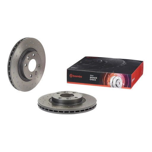 Brembo Xtra 2 x Perforated/Vented Front Brake Discs 09.C285.1X