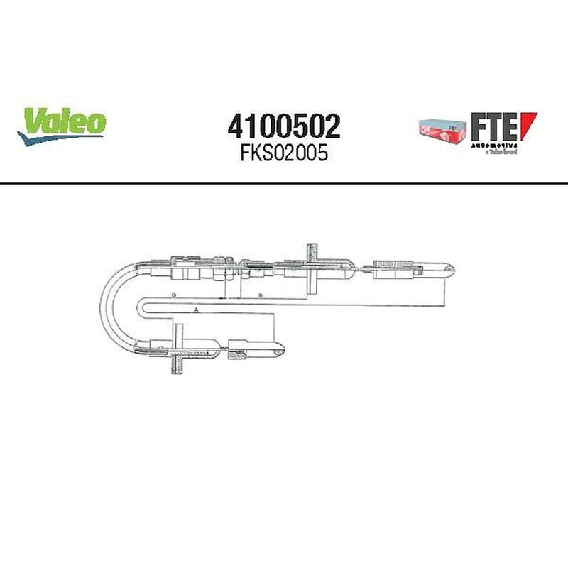 Valeo Clutch Control Cable Pull 4100502