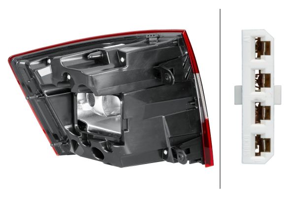 Hella 9EL 354 848-041 Tail Light Assembly