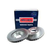Borg & Beck 2 x Vented Front Brake Discs BBD5542