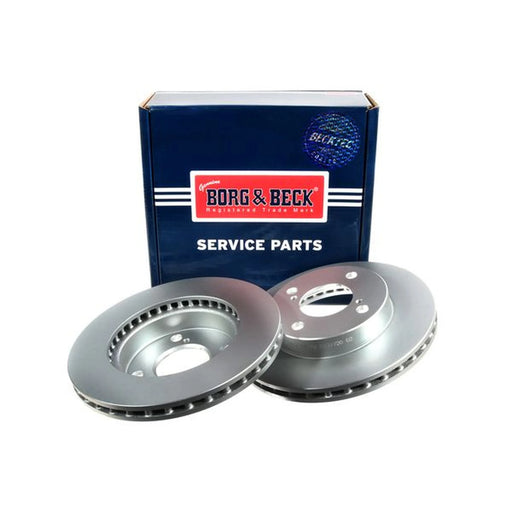 Borg & Beck 2 x Vented Front Brake Discs BBD5542