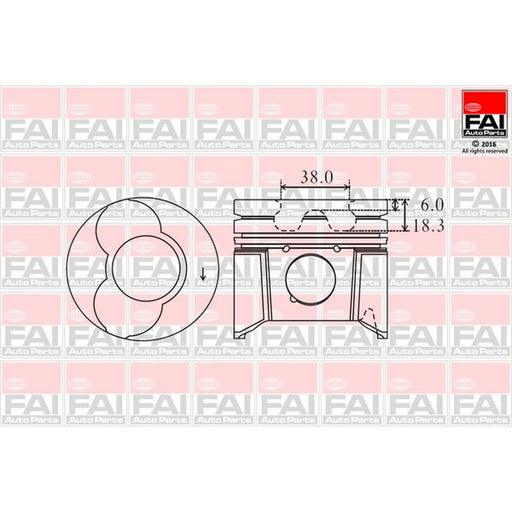 FAI Piston Cylinder Bore = PK5-000