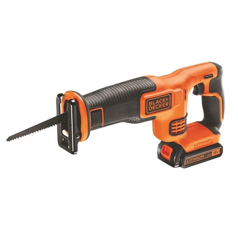Black + Decker BDCR18C1 Reciprocating Saw 18V 1 x 1.5Ah Li-ion - BDCR18C1-GB