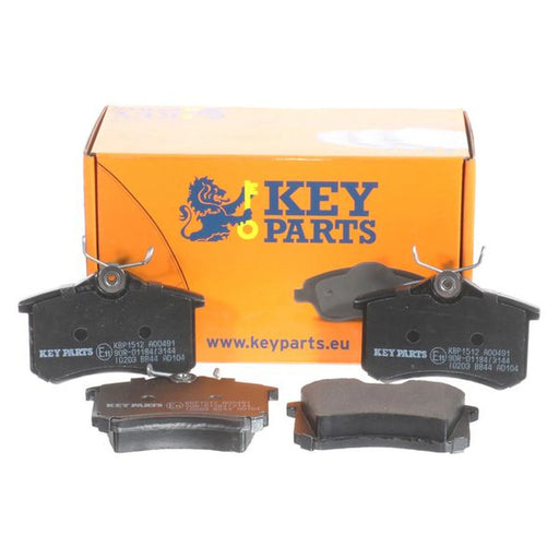 Key Parts 4 x Rear Brake Pad Set KBP1512