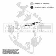 First Line Intercooler Turbo Charge Air Hose FTH1630