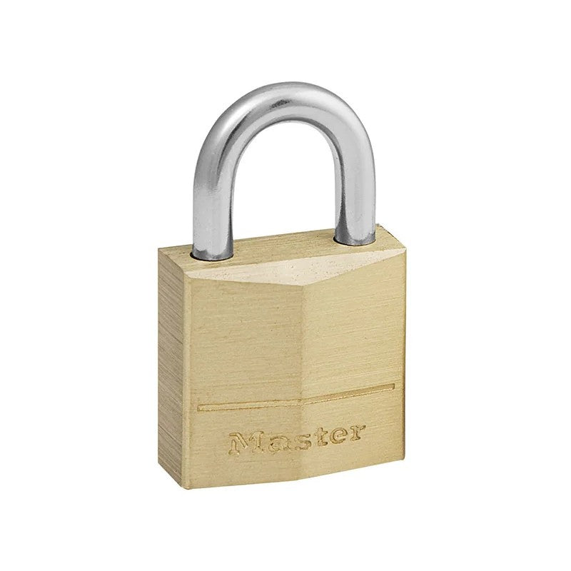 Master Lock Solid Brass 20mm Padlock 3-Pin - 120EURD