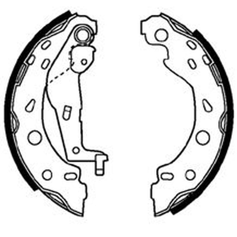 Abtex Brake Shoe Set Axle Kit ABS4032