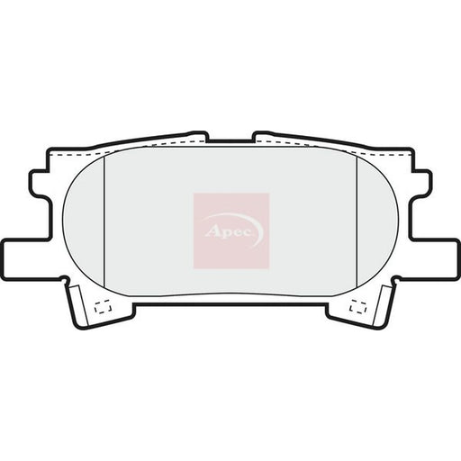 Apec Rear Brake Pad Set PAD1345