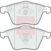 Apec Front Brake Pad Set PAD1420