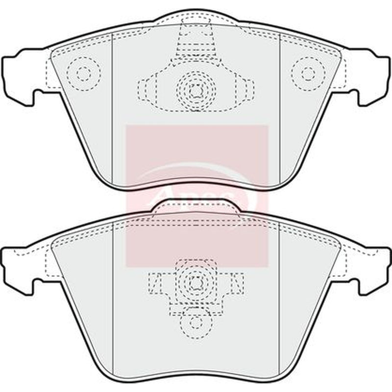 Apec Front Brake Pad Set PAD1420