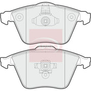 Apec Front Brake Pad Set PAD1420