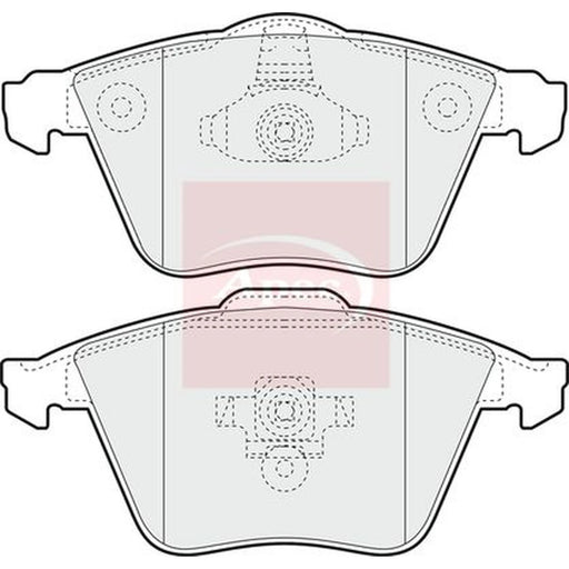 Apec Front Brake Pad Set PAD1420