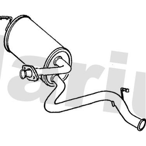 Klarius Box With Tail Pipe Rear LR143L