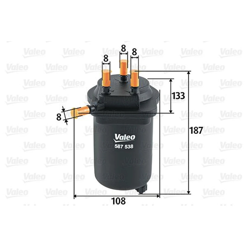 Valeo Fuel Filter Element 587538