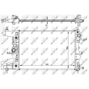 NRF Engine Radiator 59144
