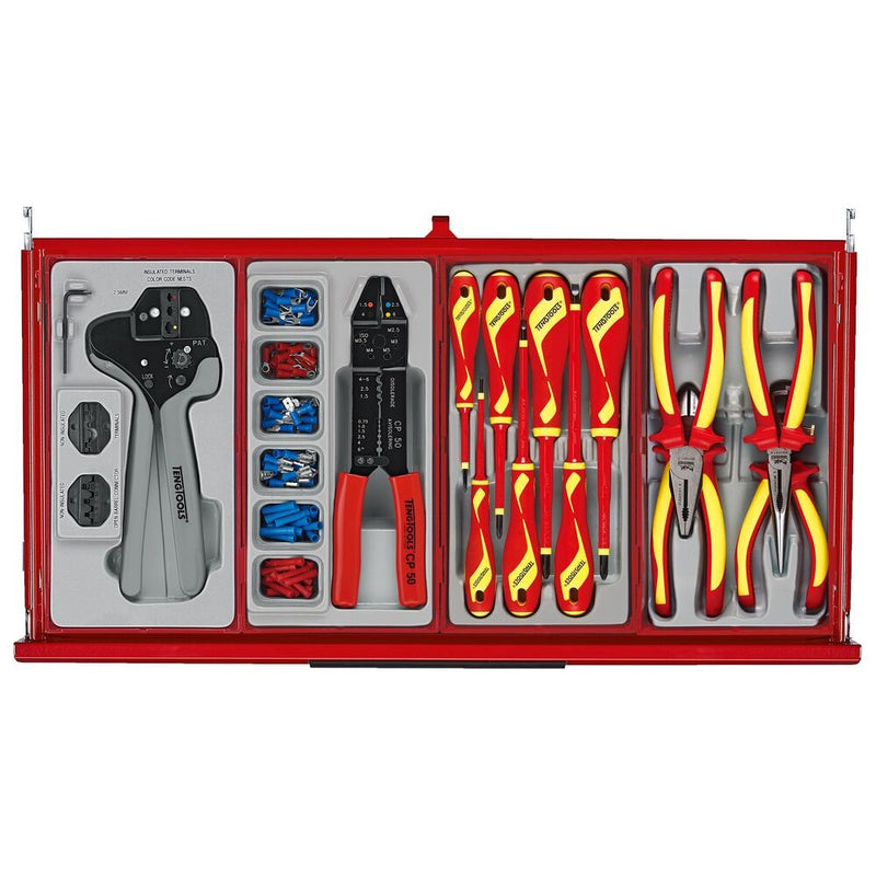 Teng Tools Mobile Tool Kit 1034 Pieces Red TKS26R1034T