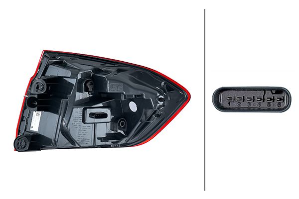 Hella 2SD 012 147-311 Tail Light Assembly