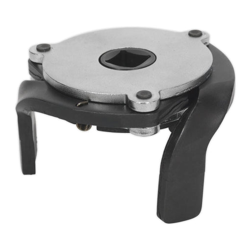 Sealey Magnetic Oil Filter Claw Wrench60-93mm Capacity 3/8"Sq Drive AK6432 Sealey  - Town Parts