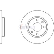 Fahren 2 x Solid Front Brake Discs FBD6011