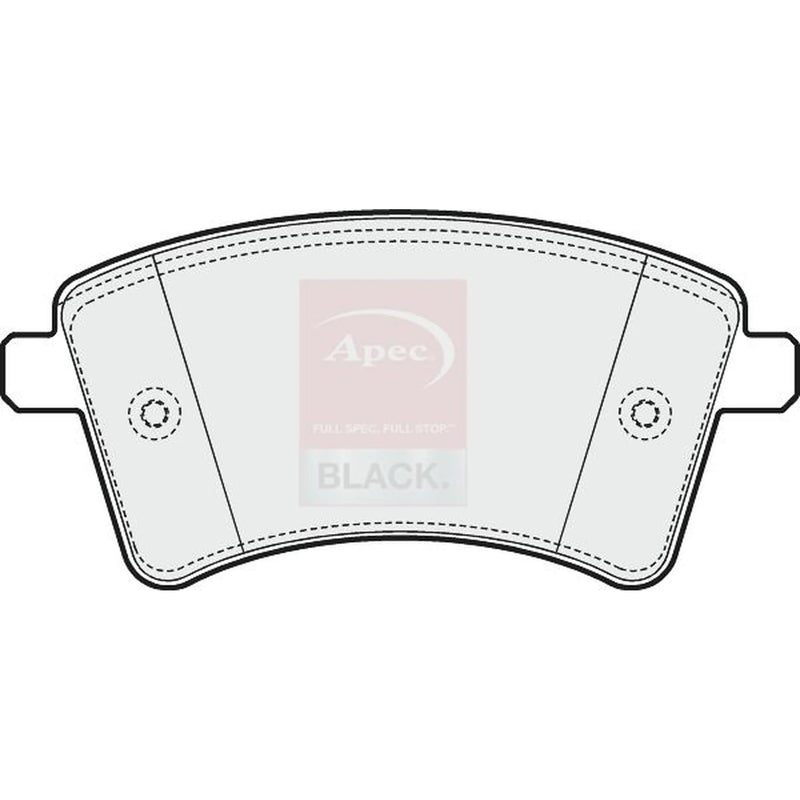 Apec Front Brake Pad Set PAD1656B