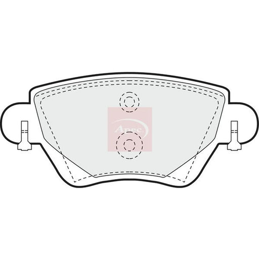 Apec Rear Brake Pad Set PAD1175