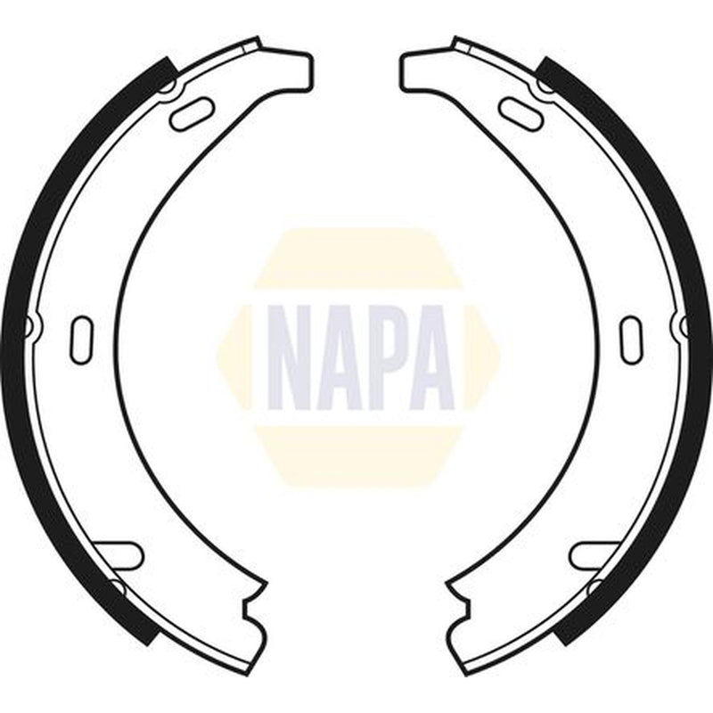 NAPA Parking Brake Shoe Set NBS5001