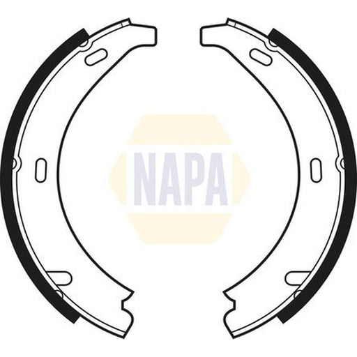 NAPA Parking Brake Shoe Set NBS5001
