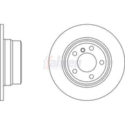 Fahren 2 x Solid Rear Brake Discs FBD6264