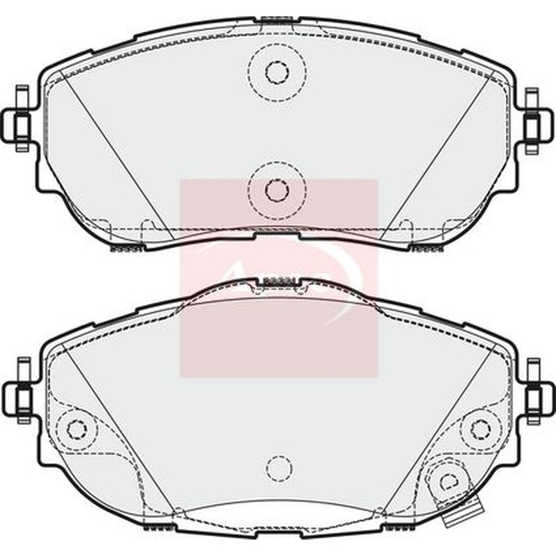 Apec Front Brake Pad Set PAD1973