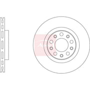Apec 2 x Vented Rear Brake Discs DSK3339