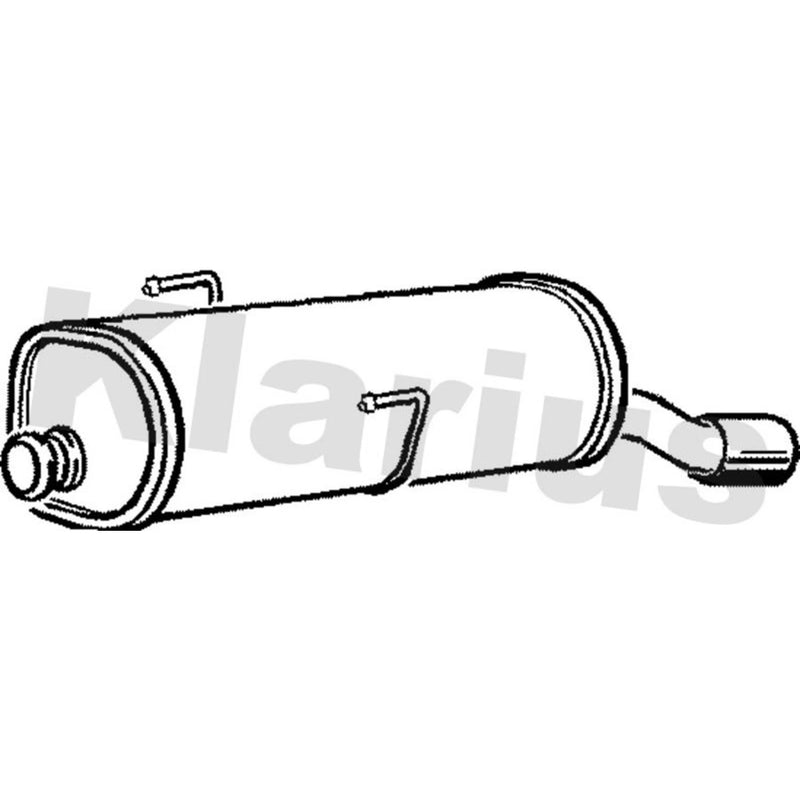 Klarius Box With Tail Pipe Rear PG896E