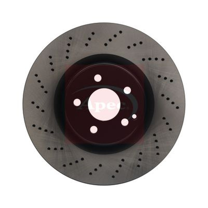 Apec 2 x Perforated/Vented Front Brake Discs DSK3213