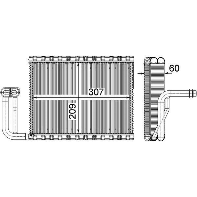 Mahle Air Conditioning Evaporator AE 104 000P
