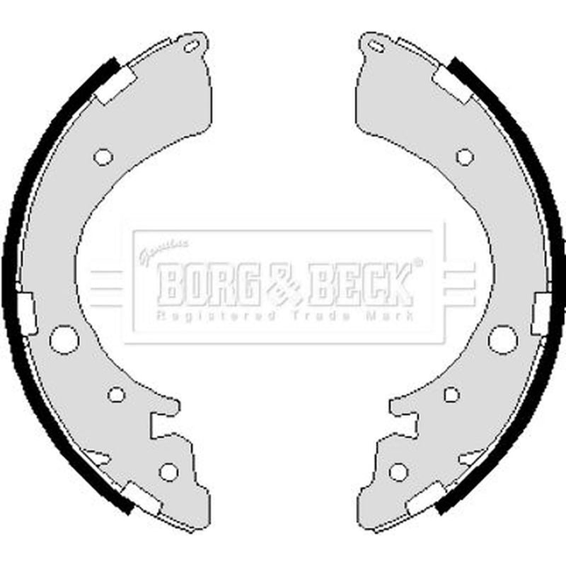 Borg & Beck Brake Shoe Set Axle Kit BBS6235