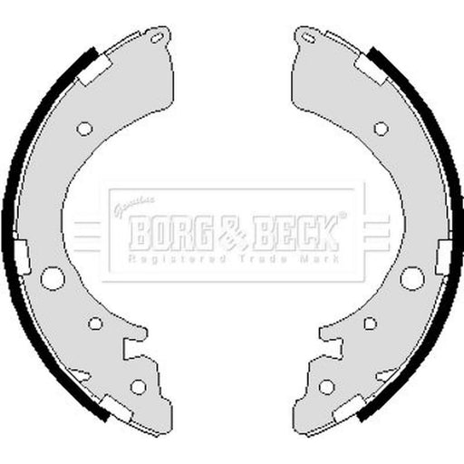 Borg & Beck Brake Shoe Set Axle Kit BBS6235
