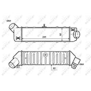 NRF Intercooler (Charge Air Cooler) 30413