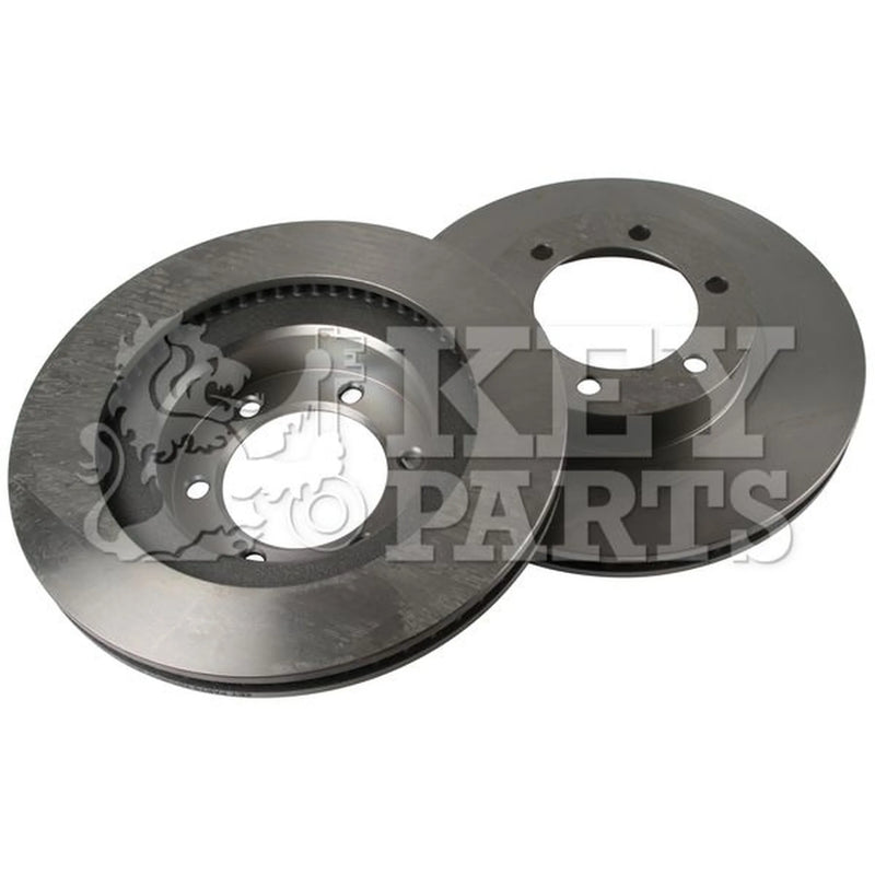 Key Parts 2 x Front Brake Discs KBD4502