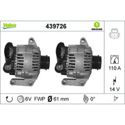 Valeo Car Alternator 12V 439726