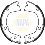 NAPA Parking Brake Shoe Set NBS5059