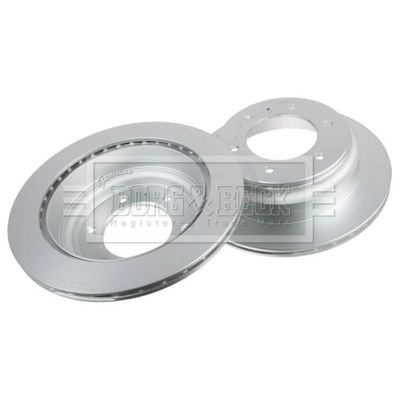 Borg & Beck 2 x Vented Rear Brake Discs BBD5115