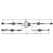 Apec Manual Transmission Cable Pull CAB7027