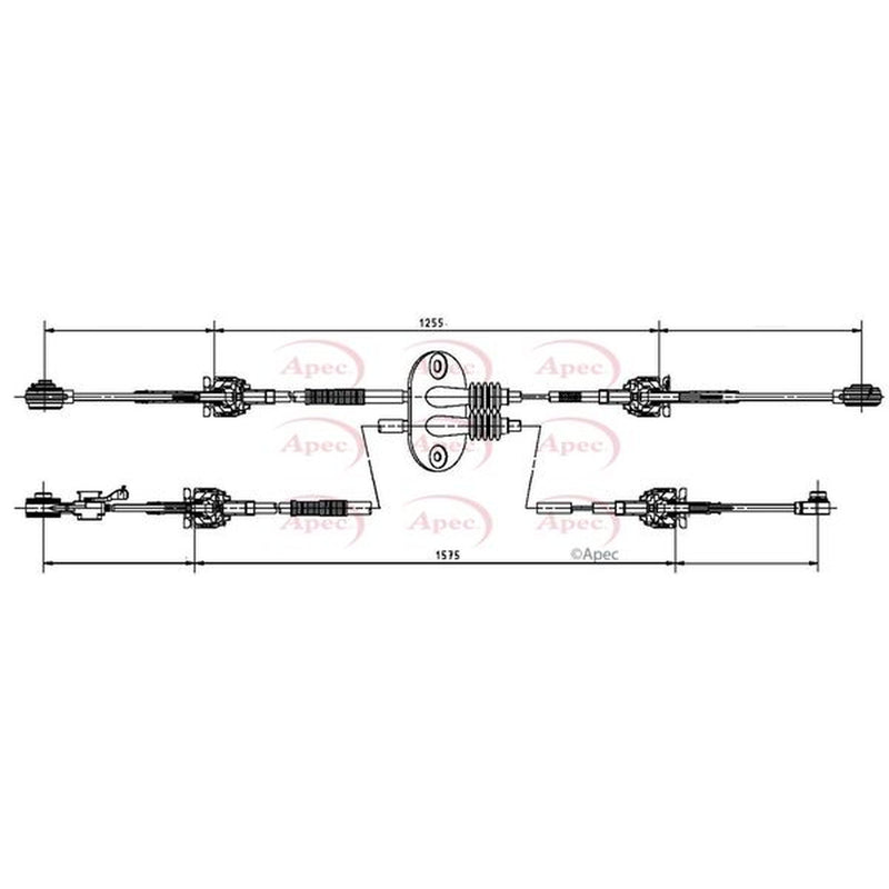 Apec Manual Transmission Cable Pull CAB7027
