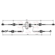 Apec Manual Transmission Cable Pull CAB7027